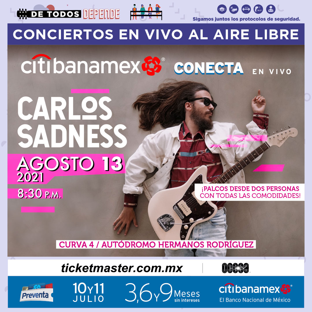 Carlos Sadness regresa a dar conciertos en México Mr Indie